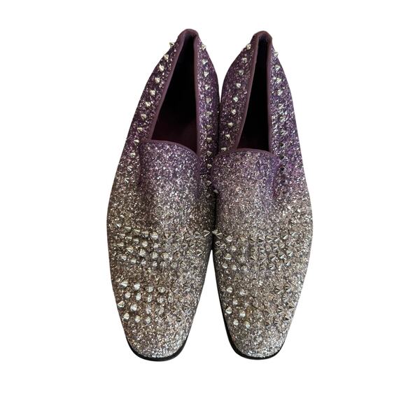 After Midnight two tone Glitter spik Formal loafer metallic iced loafer size 13 main image 6